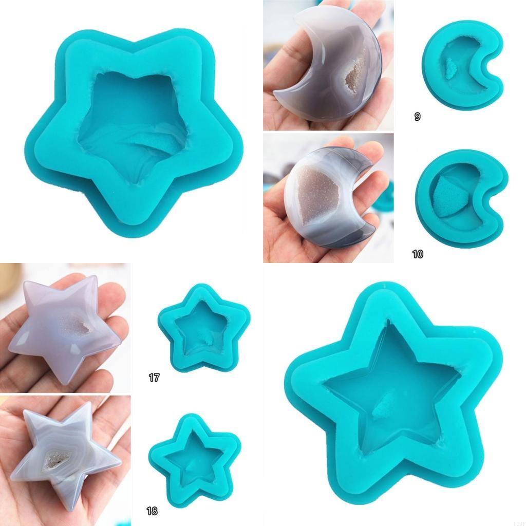 Geode Mold Silicone - Силиконовые формы для драгоценных камней, кварцевый