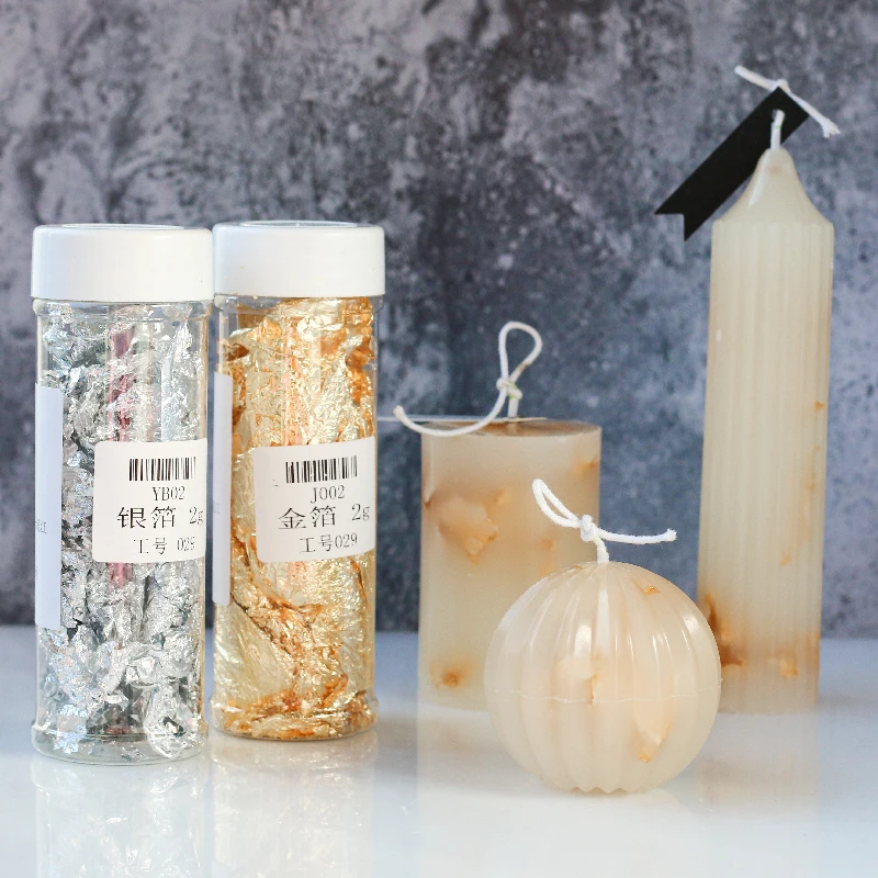 Gold Foil Flakes - Креативные материалы для изготовления свечей ручной