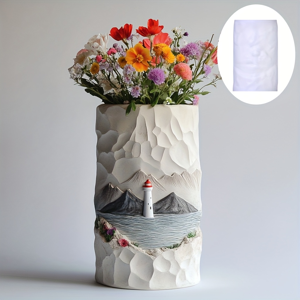 Морской маяк, рельефная ваза д – обзор и цена Resin Ocean Wave Mold
