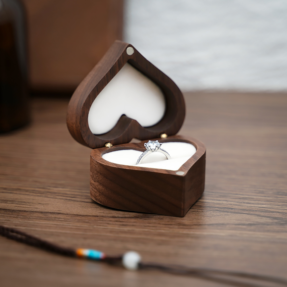 Шкатулка для кольца для свадеб – обзор и цена Wood Ring Blank