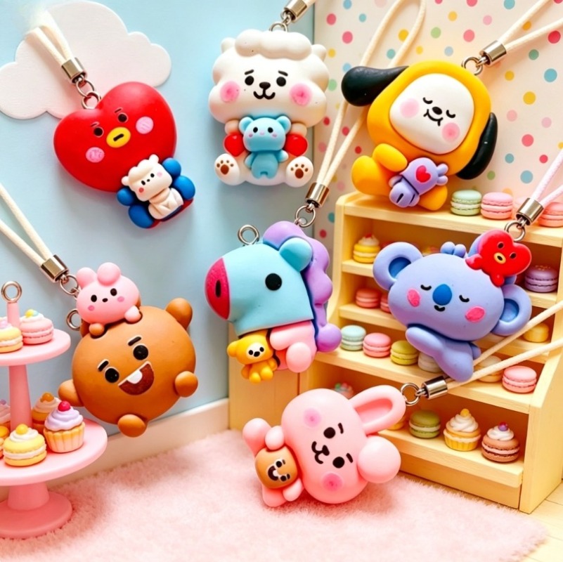7 шт. смоляных мультяшных шарм – обзор и цена Crafting Resin