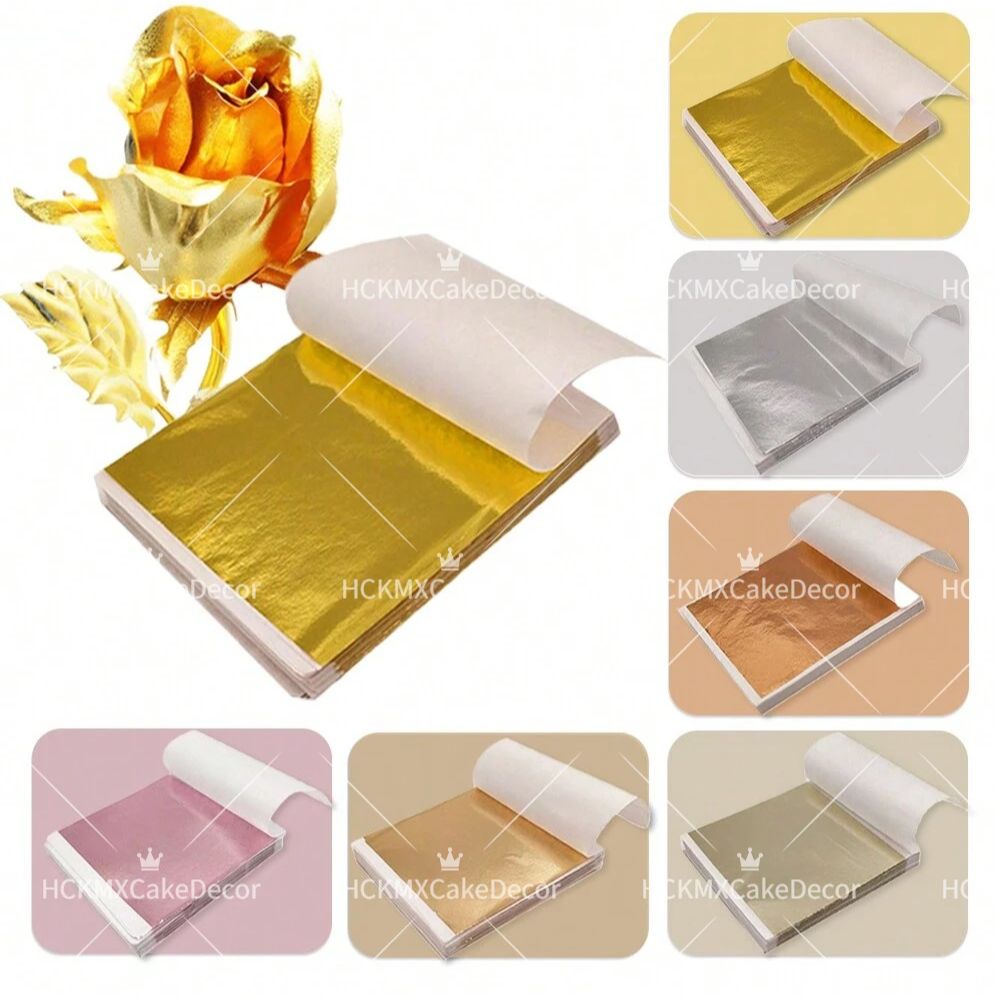 100 шт. листов имитации золото – обзор и цена Gold Foil Flakes