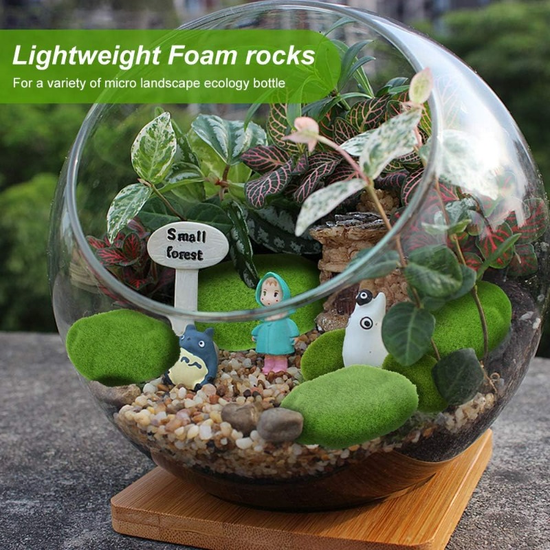 50/5 шт. Искусственные камни и – обзор и цена Terrarium Moss Art