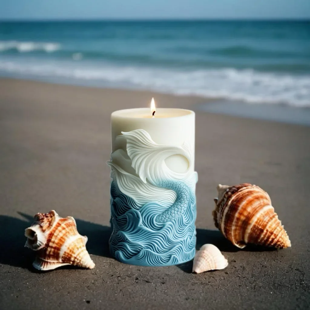 DIY океанская волна пена цилин – обзор и цена Resin Ocean Wave Mold