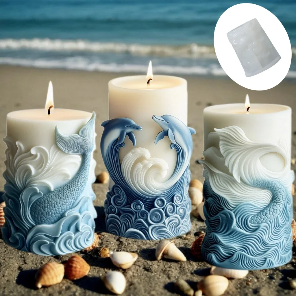 DIY океанская волна пена цилин – обзор и цена Resin Ocean Wave Mold